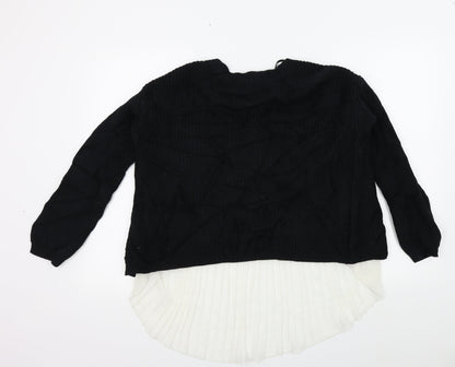 Primark Womens Black   Pullover Jumper Size 10