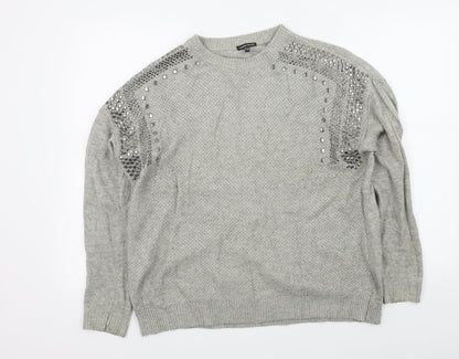 wearhouse Womens Grey   Pullover Jumper Size 12