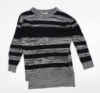 Womens UK Size M Papaya Black Pullover Jumper