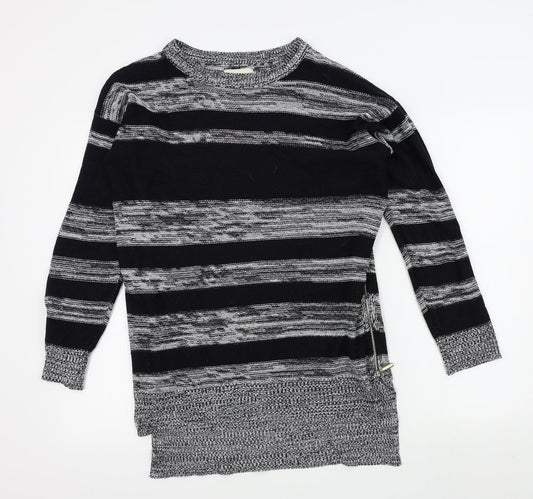 Womens UK Size M Papaya Black Pullover Jumper