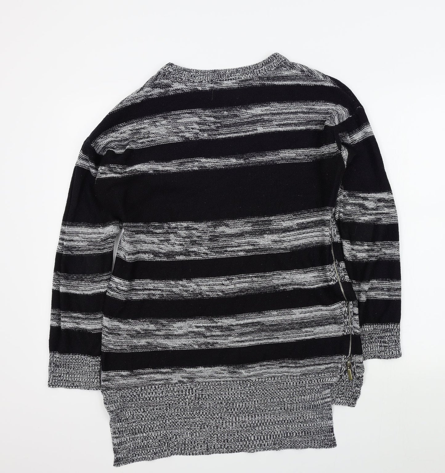 Womens UK Size M Papaya Black Pullover Jumper