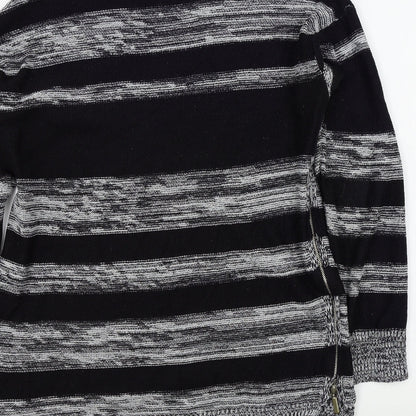 Womens UK Size M Papaya Black Pullover Jumper