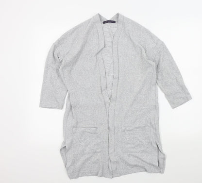 Womens UK Size 12 M&S Grey Cardigan Jumper