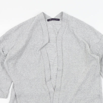 Womens UK Size 12 M&S Grey Cardigan Jumper