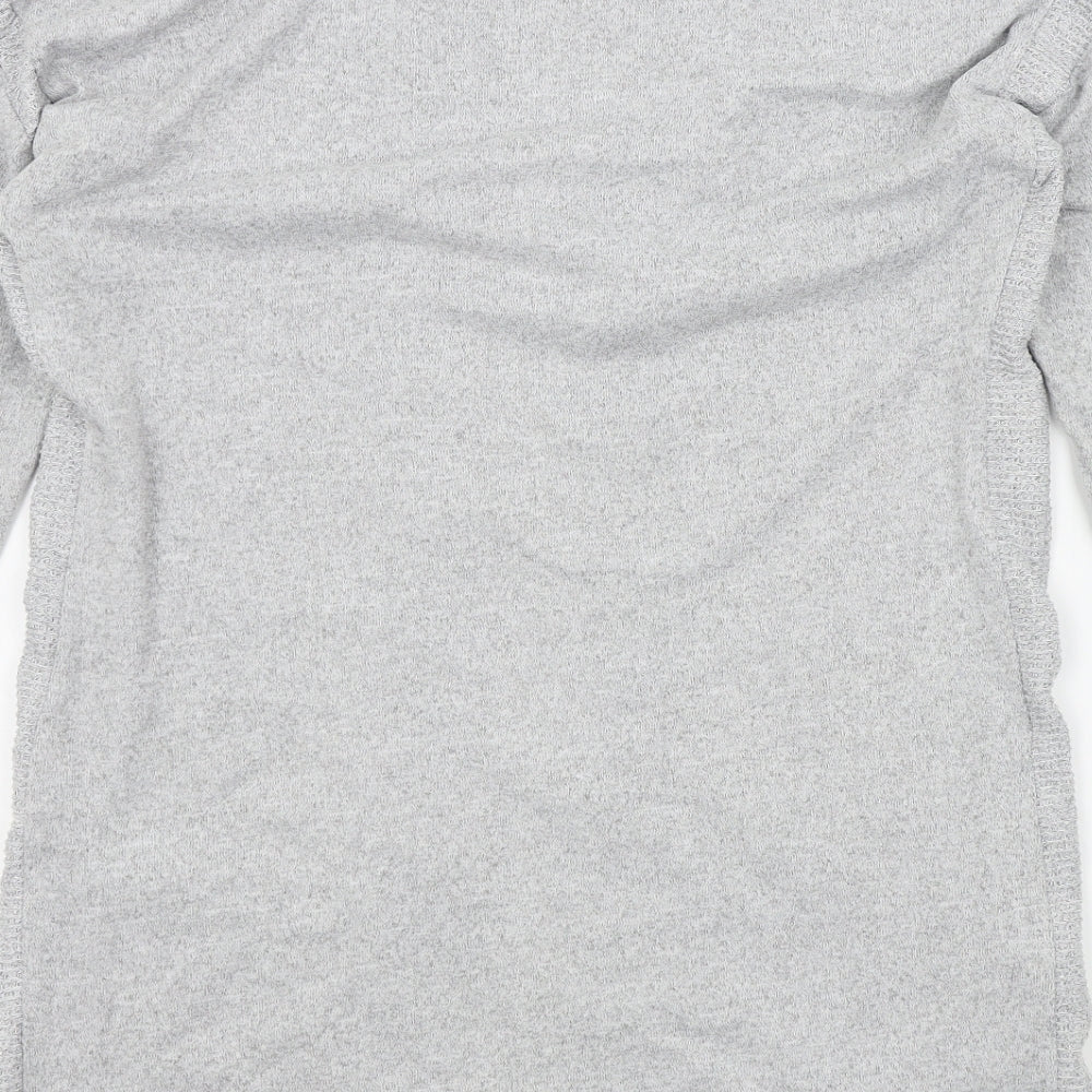 Womens UK Size 12 M&S Grey Cardigan Jumper