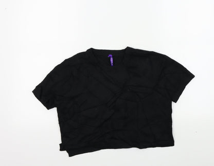 Womens UK Size 10 Preworn Black Pullover Jumper