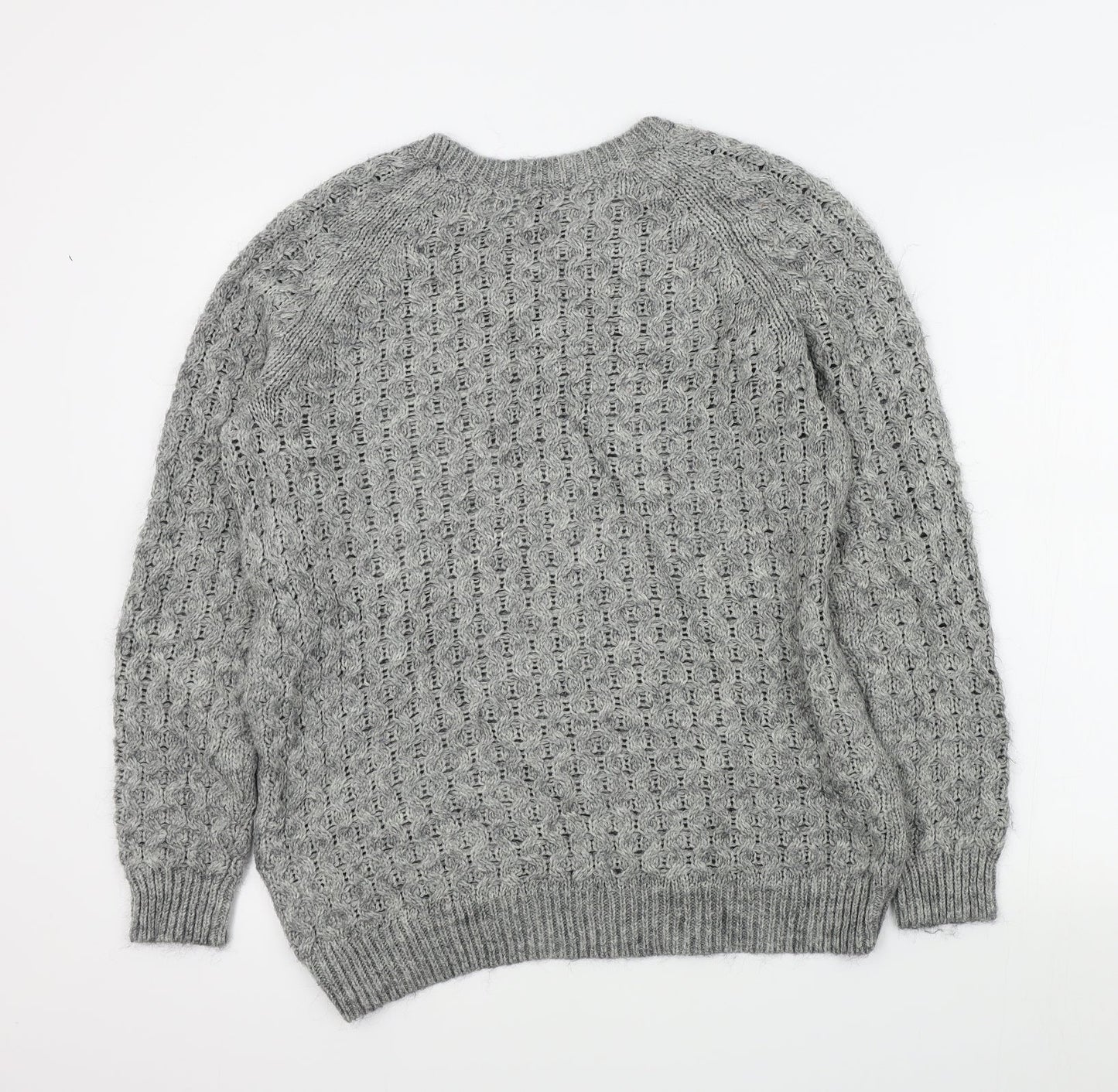 Womens UK Size S H&M Grey Pullover Jumper