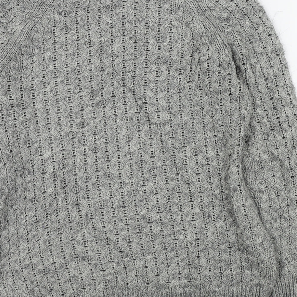 Womens UK Size S H&M Grey Pullover Jumper
