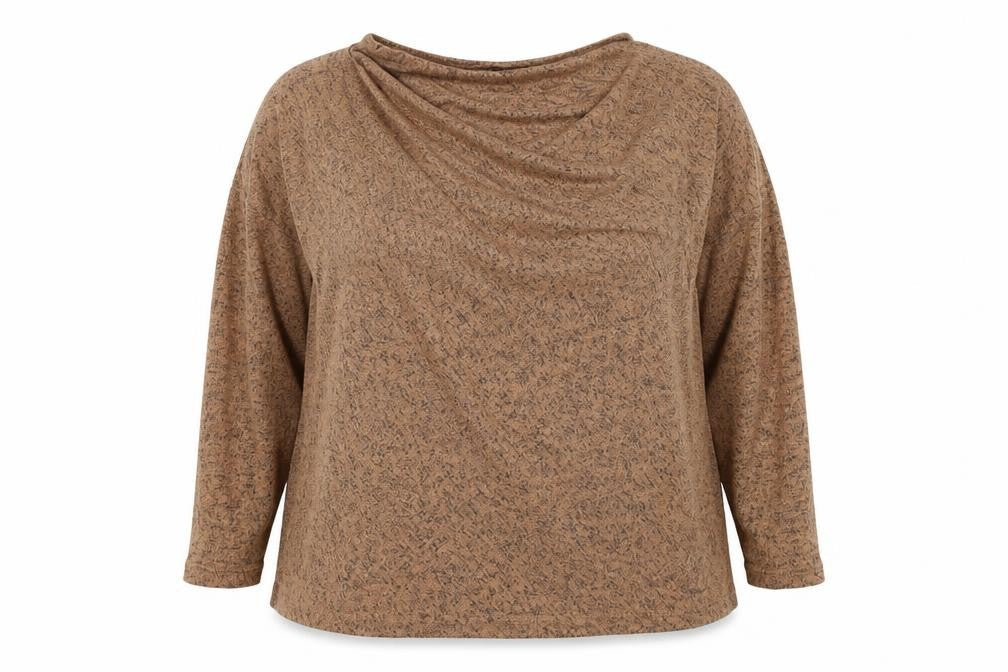 Womens UK Size 18 Preworn Brown Pullover Jumper