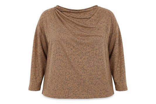 Womens UK Size 18 Preworn Brown Pullover Jumper
