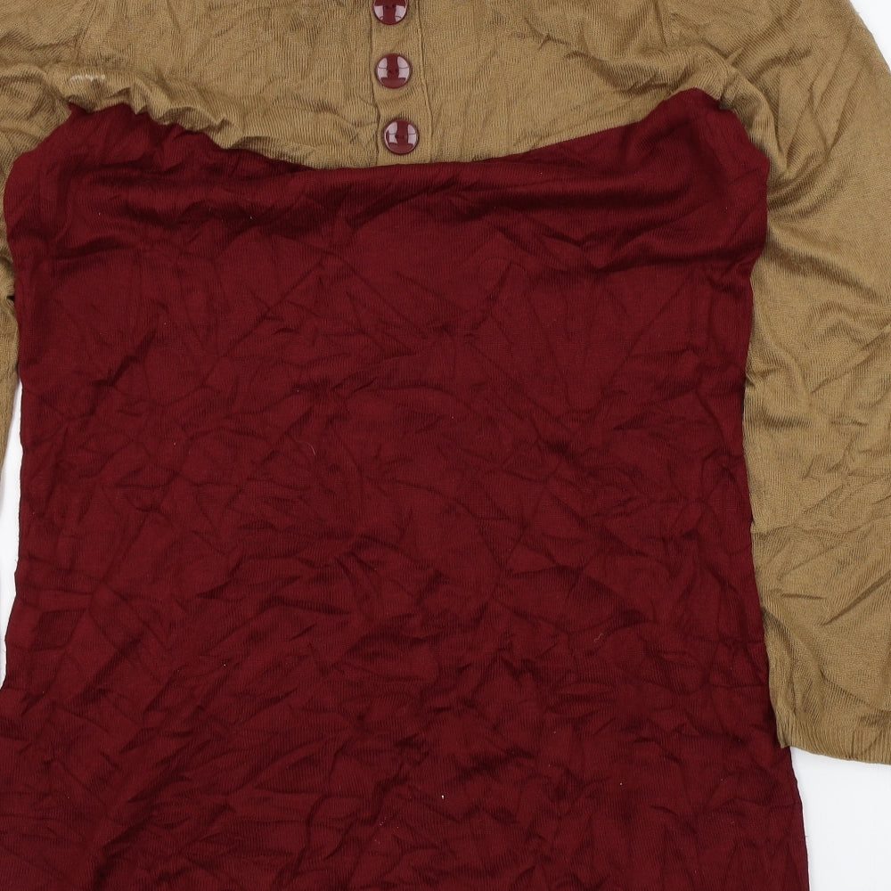New Look Womens Brown   Jumper Dress  Size 12