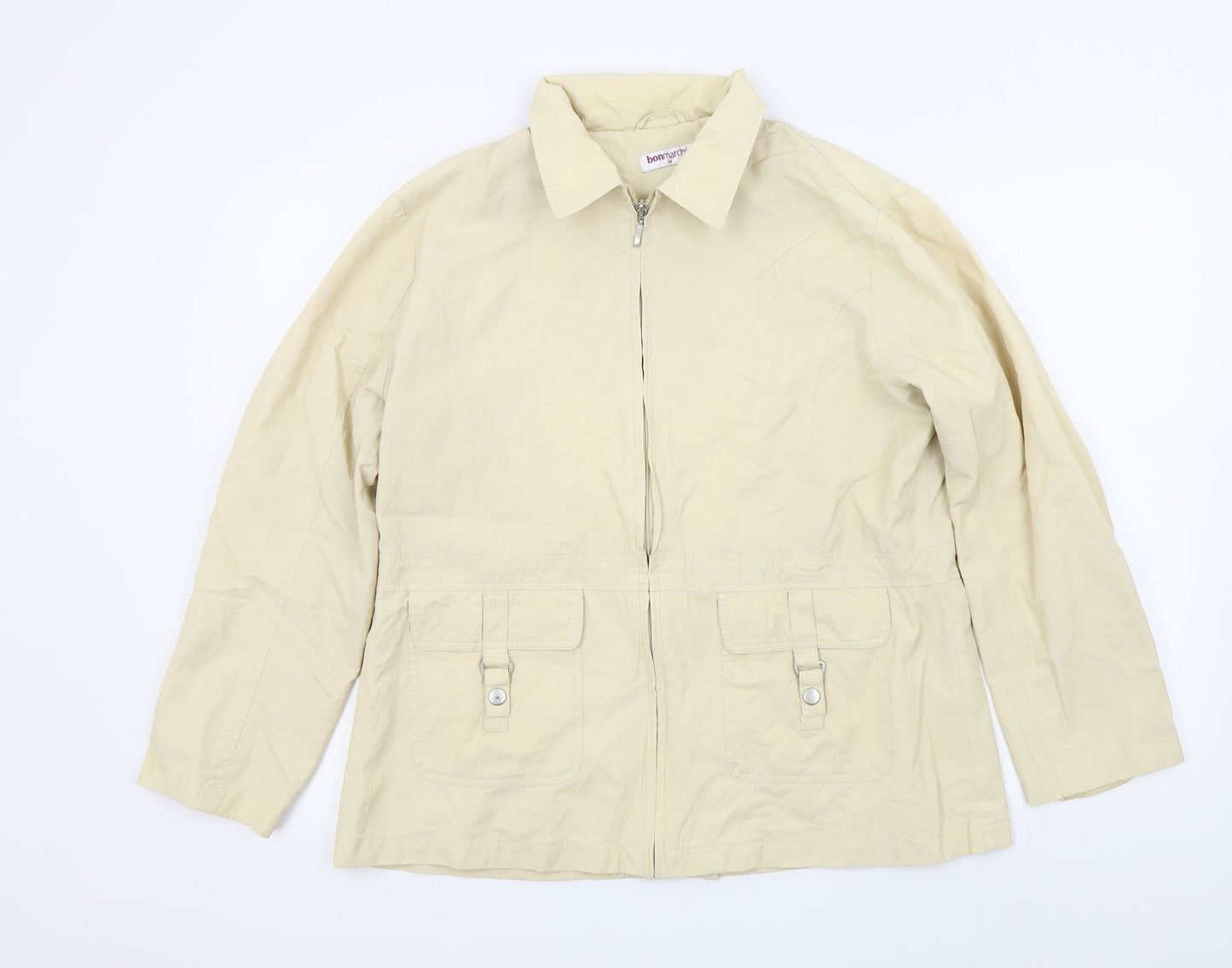Womens UK Size M Bonmarché Beige Jacket