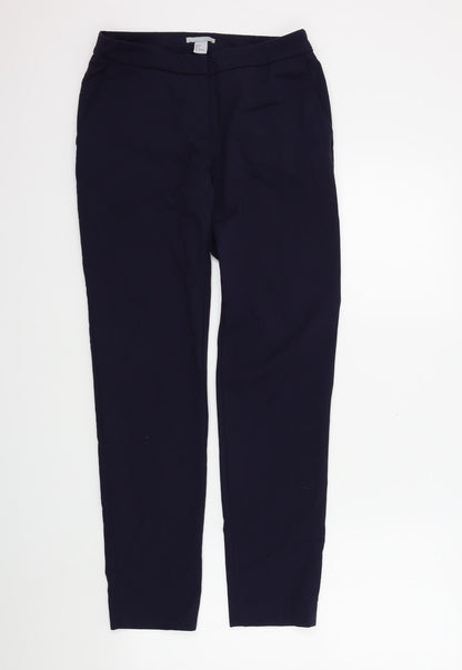 Womens UK Size 34 H&M Regular Fit  Blue Trousers