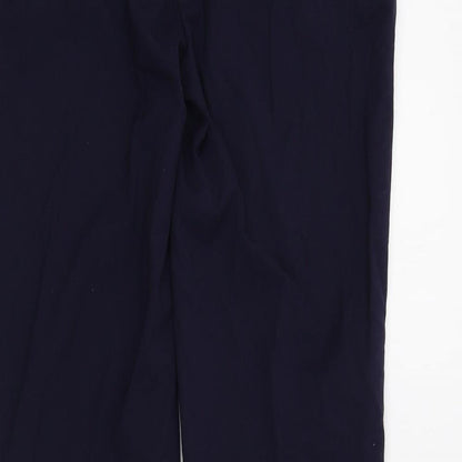 Womens UK Size 34 H&M Regular Fit  Blue Trousers