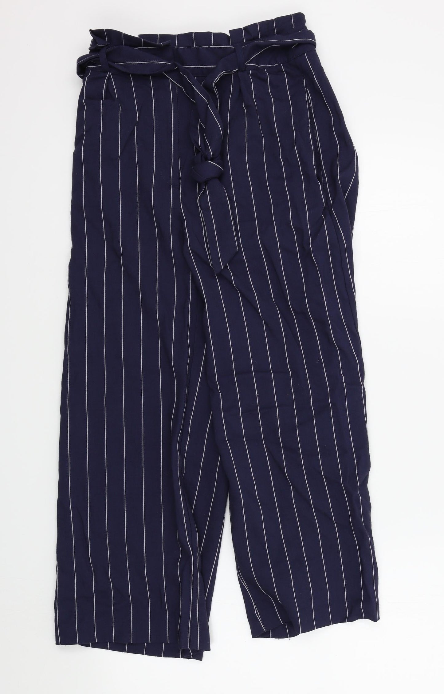 wearhouse Womens Blue Striped  Trousers  Size 6 L21 in