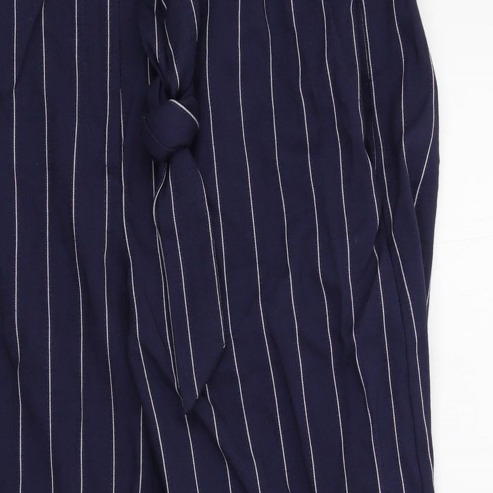 wearhouse Womens Blue Striped  Trousers  Size 6 L21 in