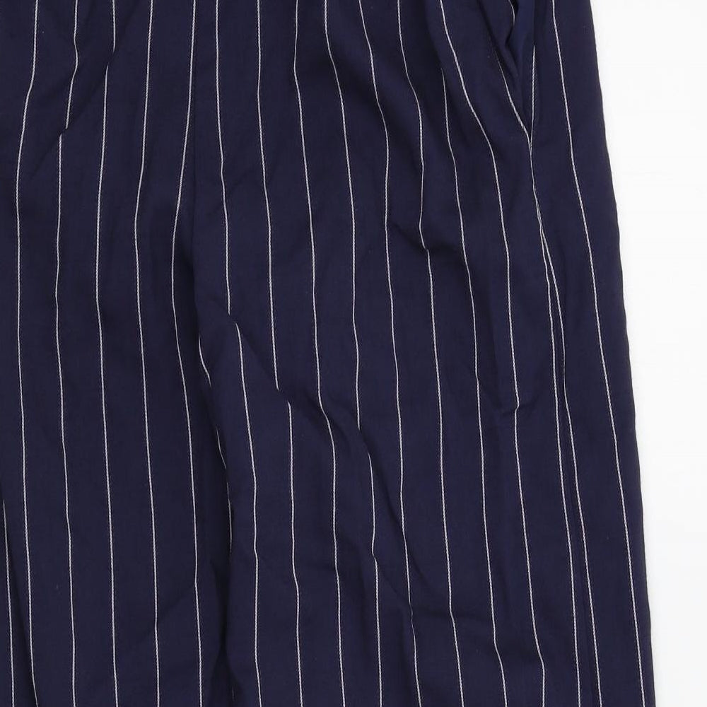 wearhouse Womens Blue Striped  Trousers  Size 6 L21 in