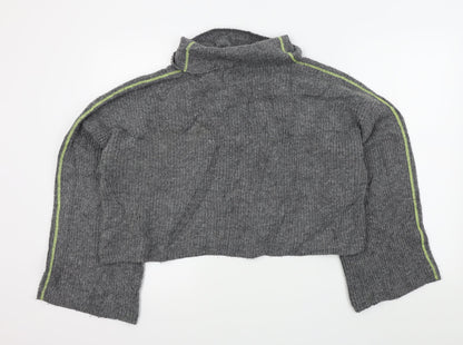 Topshop Womens Grey   Pullover Jumper Size 10