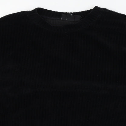 Womens UK Size M Monkl Black Pullover Jumper