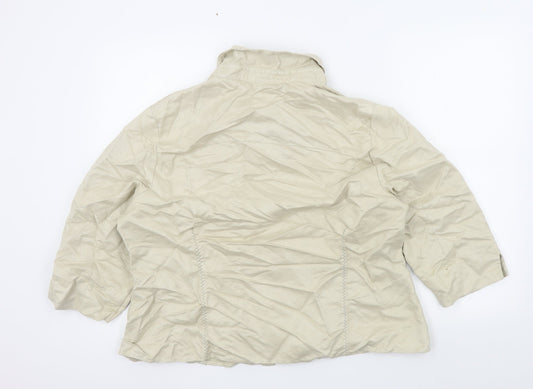 Bonmarché Womens Beige   Basic Button-Up Size 20