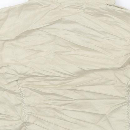 Bonmarché Womens Beige   Basic Button-Up Size 20