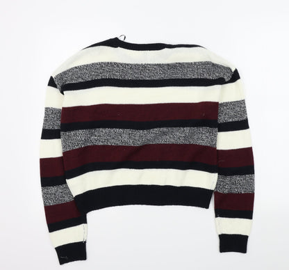 Womens UK Size S H&M Red Pullover Jumper