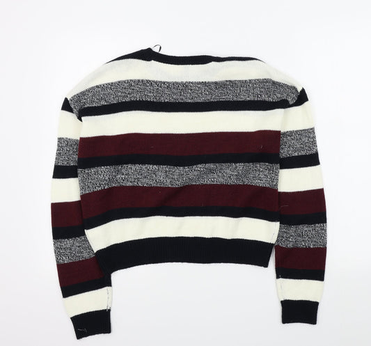 Womens UK Size S H&M Red Pullover Jumper