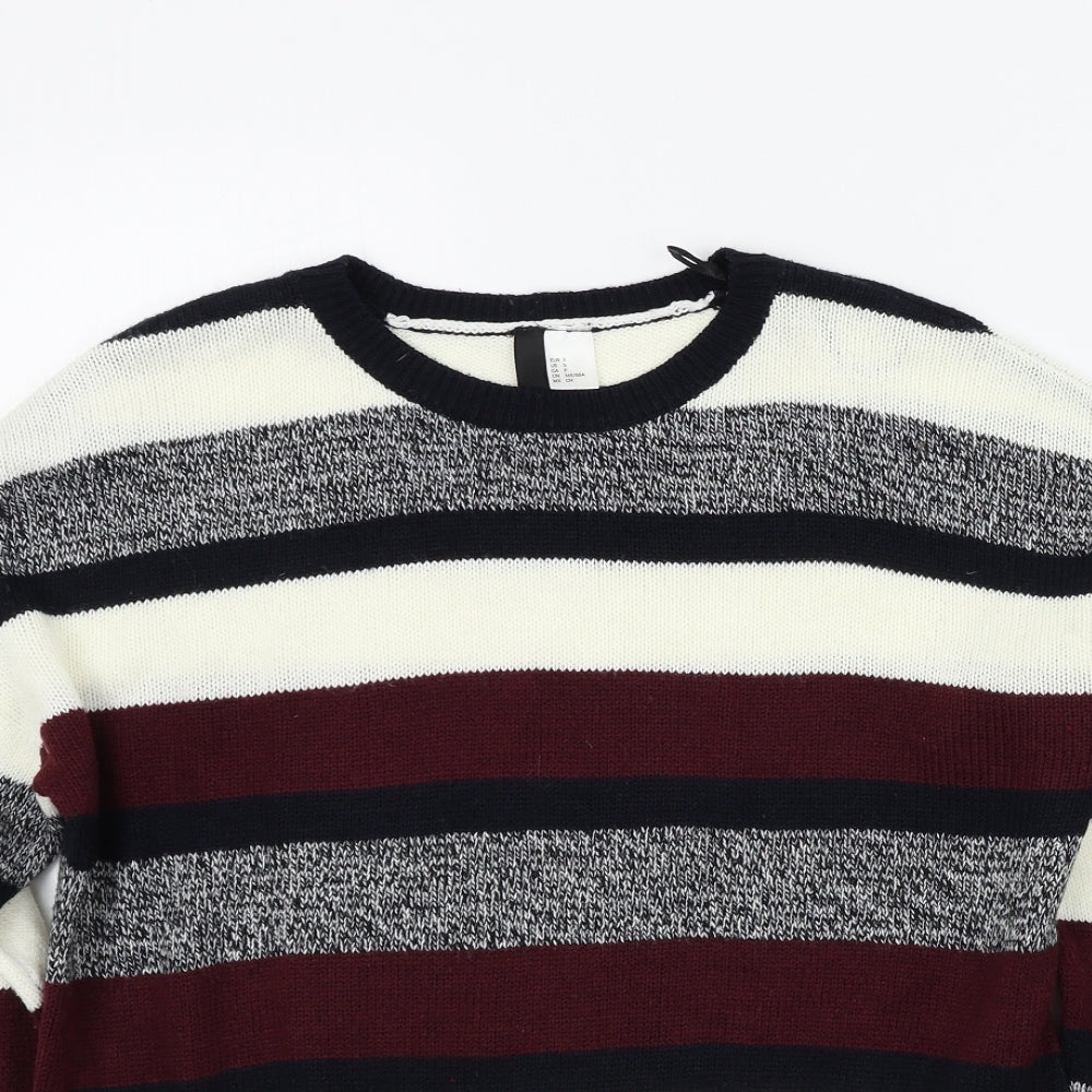 Womens UK Size S H&M Red Pullover Jumper