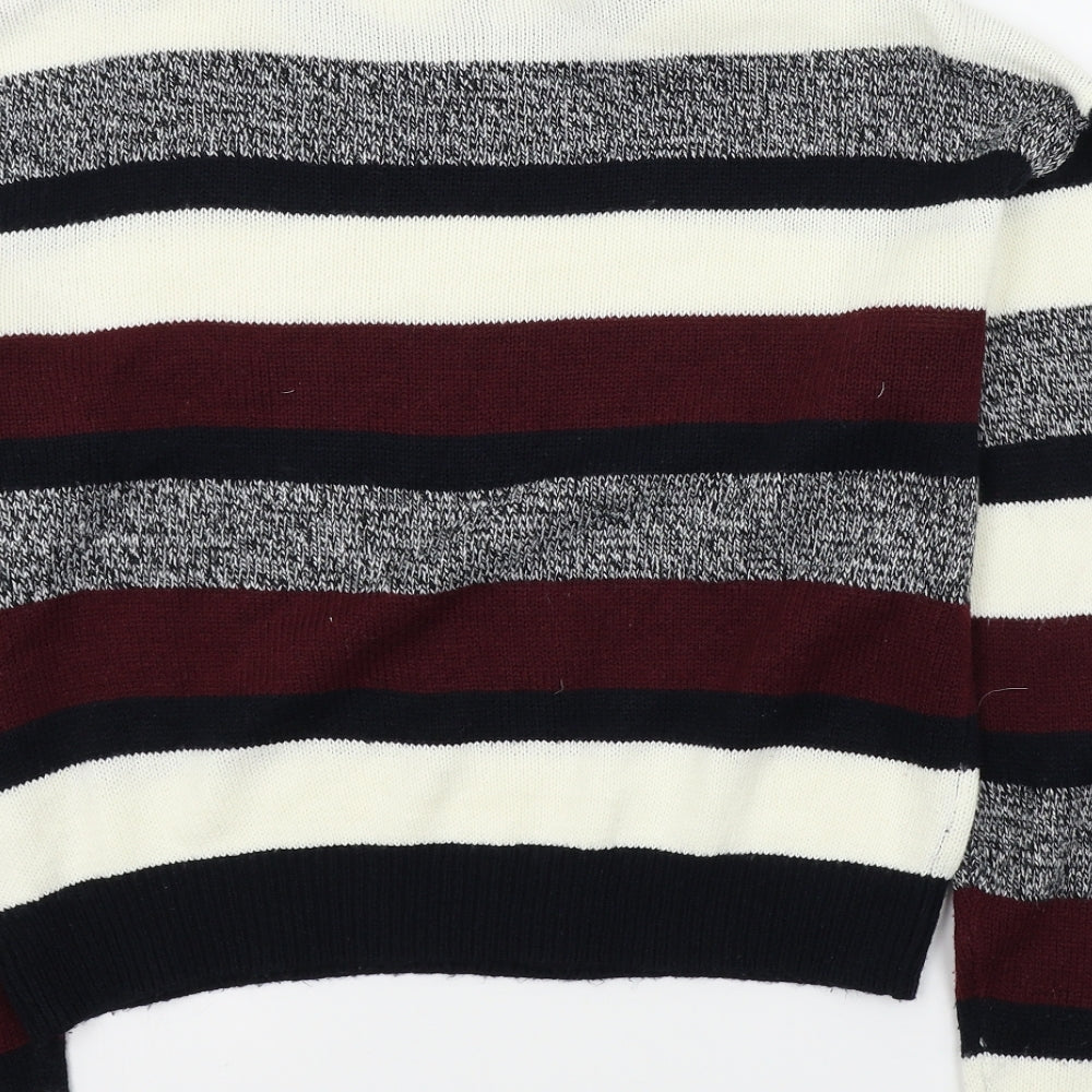 Womens UK Size S H&M Red Pullover Jumper