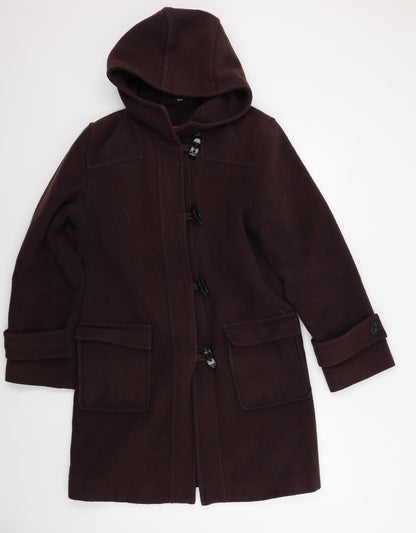 Klass Womens Purple   Overcoat  Size 10