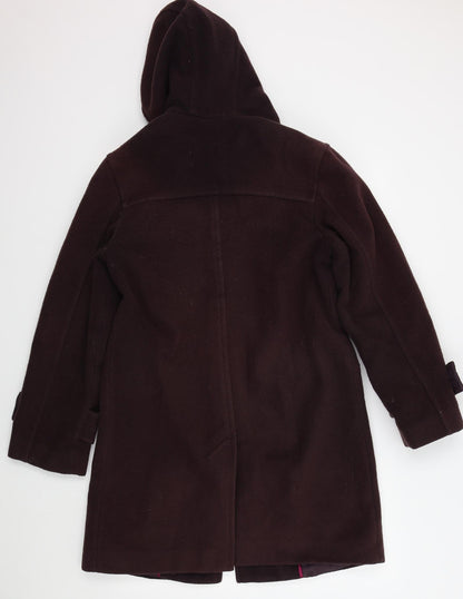 Klass Womens Purple   Overcoat  Size 10