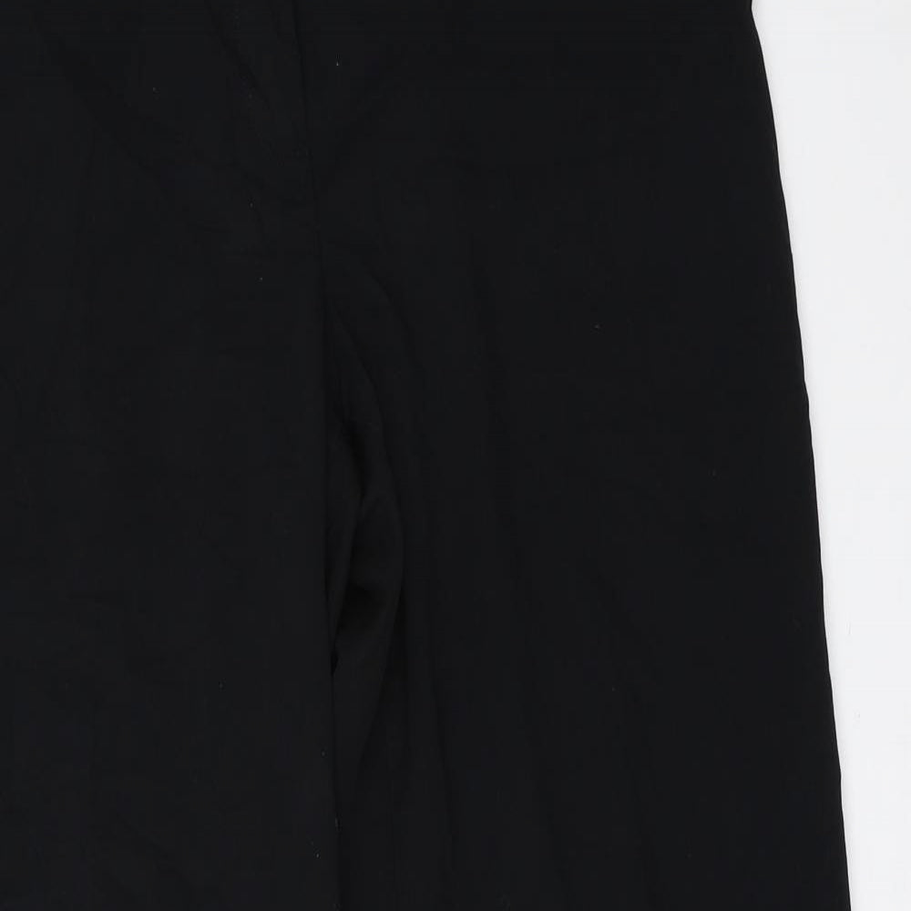 Womens UK Size 14 Marks and Spencer Regular Fit  Black Trousers