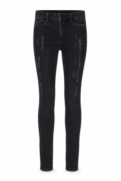 Vera Moda Womens Black  Denim Skinny Jeans Size 25 in L30 in