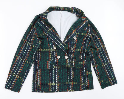 Womens UK Size S Preworn Green Jacket