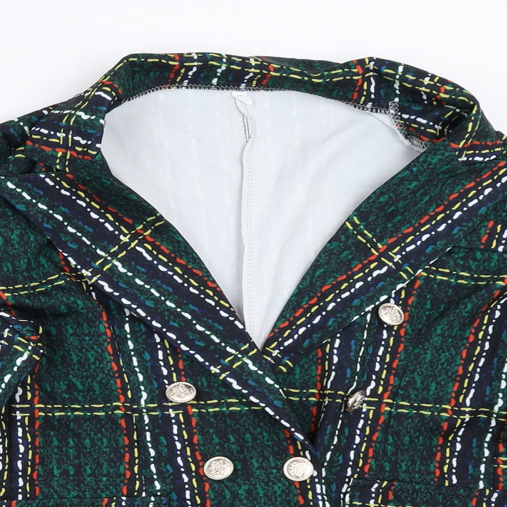 Womens UK Size S Preworn Green Jacket