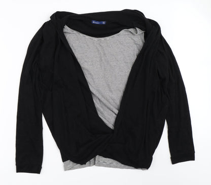 Womens UK Size M Preworn Black Pullover Jumper