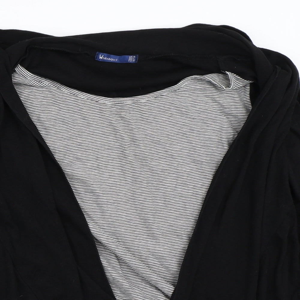 Womens UK Size M Preworn Black Pullover Jumper