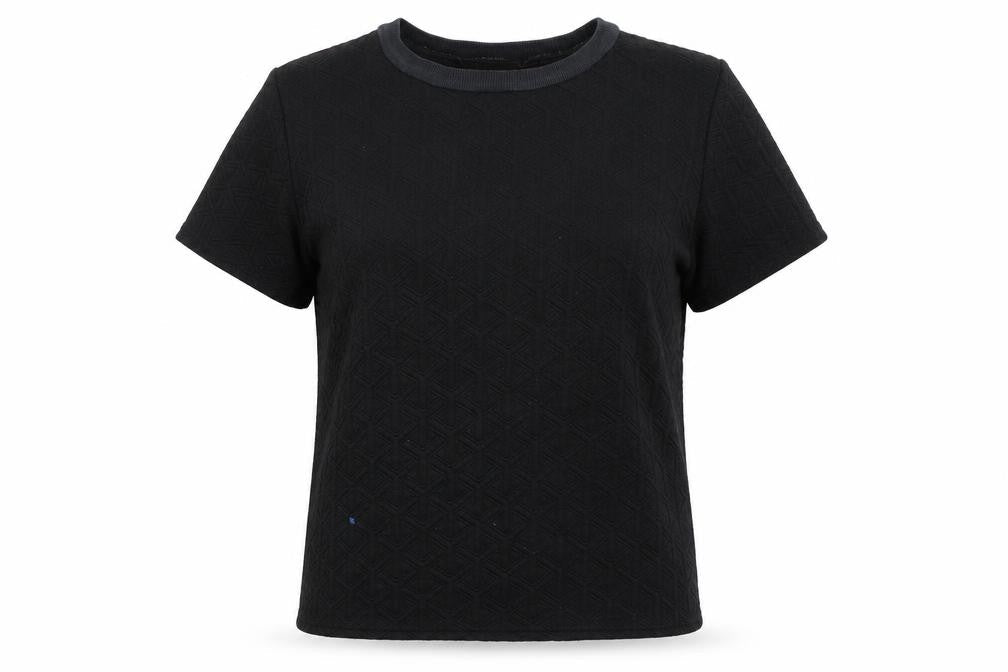 Womens UK Size 14 Boohoo Black Basic T-Shirt