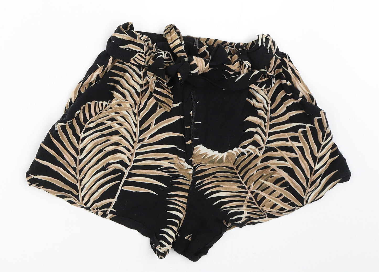 H&M Womens Black   Hot Pants Shorts Size 6