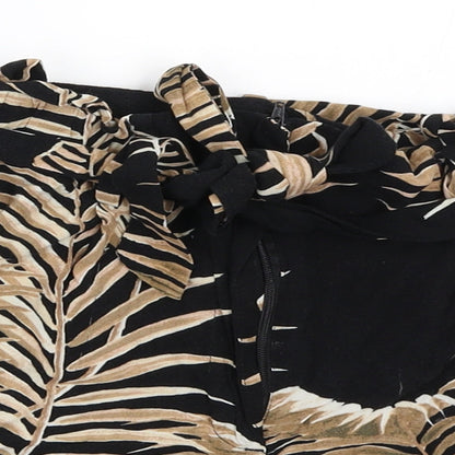 H&M Womens Black   Hot Pants Shorts Size 6