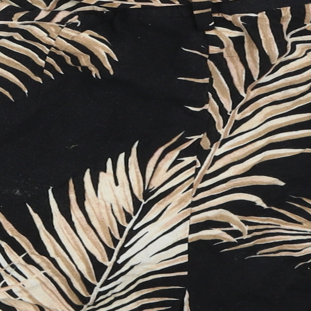 H&M Womens Black   Hot Pants Shorts Size 6