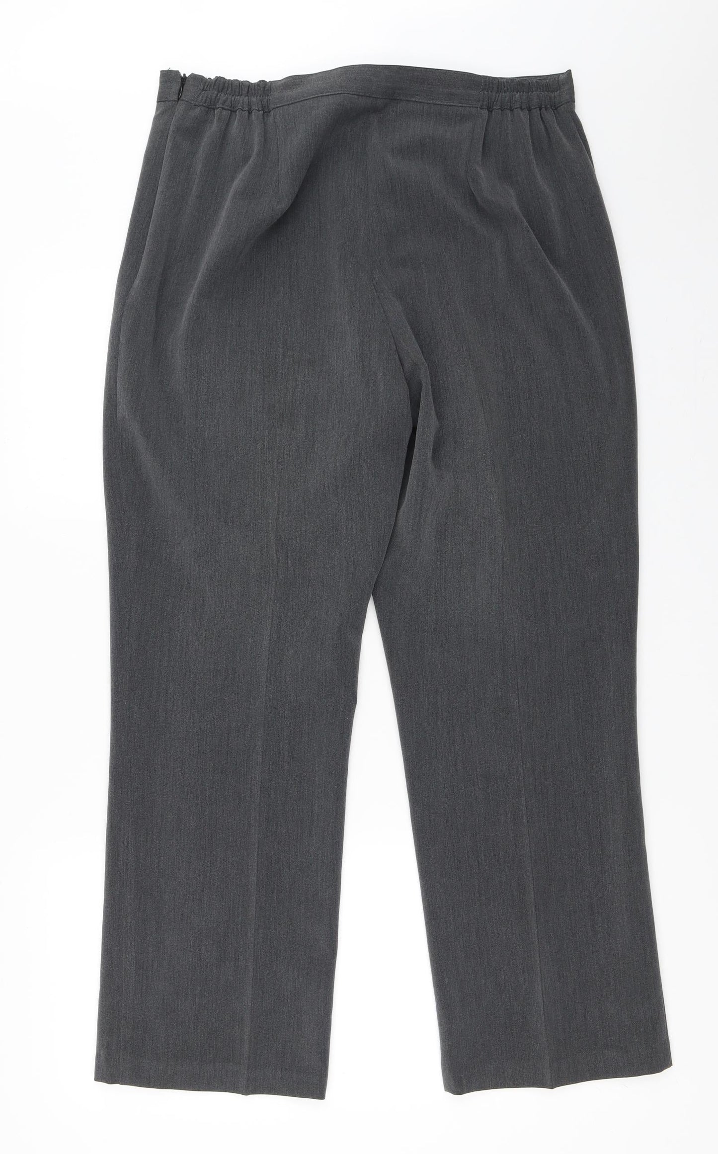 Womens UK Size 14 BM Regular Fit  Grey Trousers