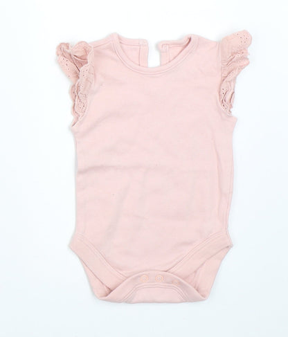 George Girls Pink   Babygrow One-Piece Size 3-6 Months