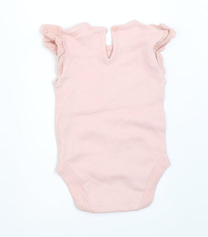 George Girls Pink   Babygrow One-Piece Size 3-6 Months