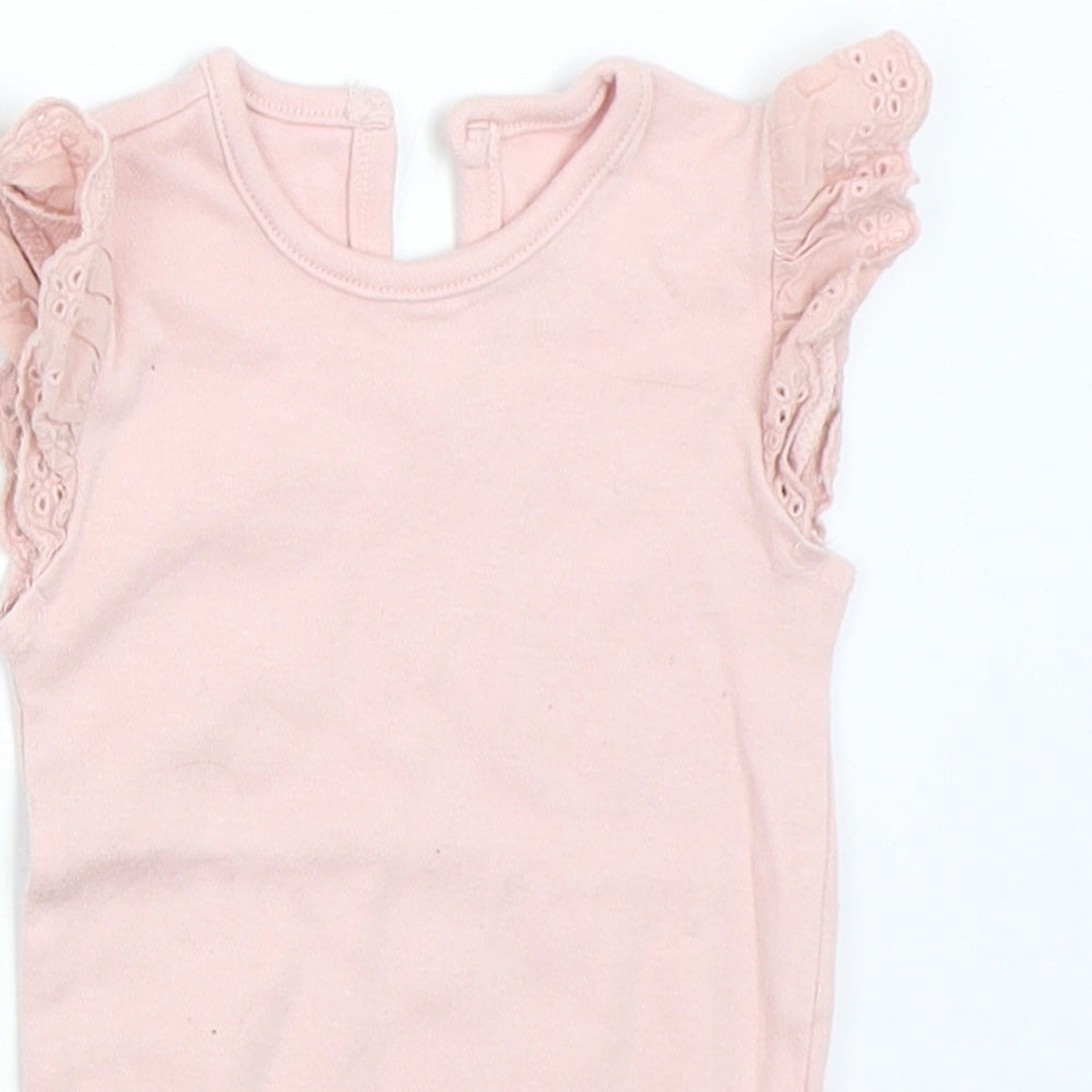 George Girls Pink   Babygrow One-Piece Size 3-6 Months