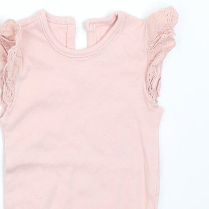 George Girls Pink   Babygrow One-Piece Size 3-6 Months