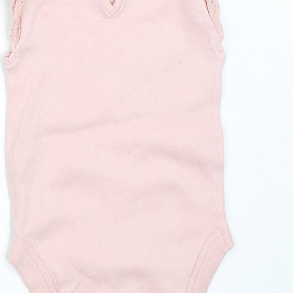 George Girls Pink   Babygrow One-Piece Size 3-6 Months