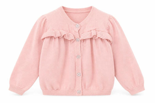 Primark Girls Pink   Cardigan Jumper Size 6-9 Months