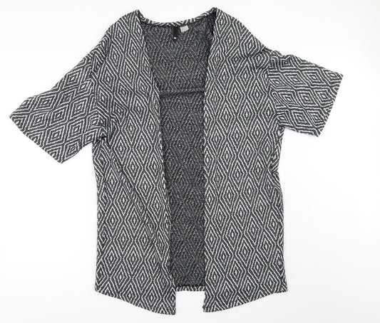 Womens UK Size M H&M Black Cardigan Jumper