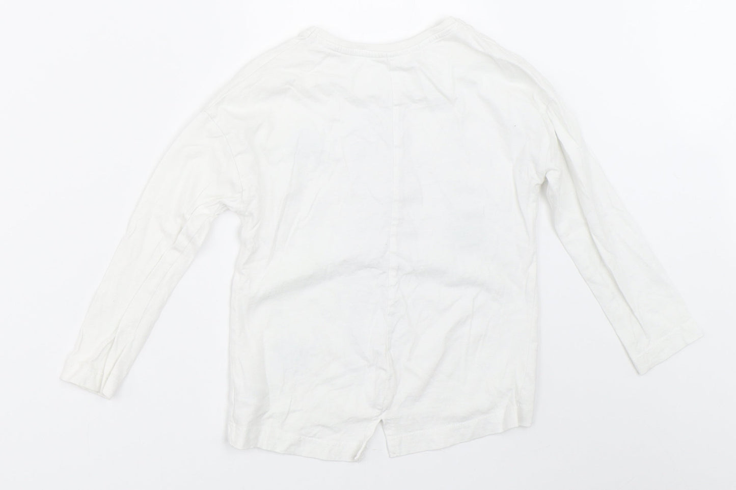 St Bernard Girls White   Basic T-Shirt Size 5 Years  - St Patricks Day